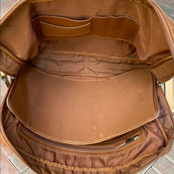 Coach brown leather soft briefcase - Picture 9 of 9